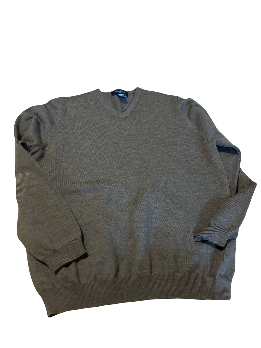 Brooks Brothers stretch Italian wool sweater men’s medium grayish green